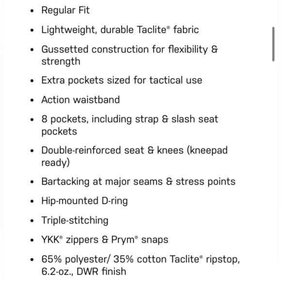 5.11 Tactical Taclite pro pant khaki size 34 x 30 - Picture 4 of 14